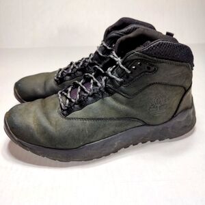 Timberland Solar Wave Black Nubuck Leather Boots Outdoor Men's Shoes Size 12